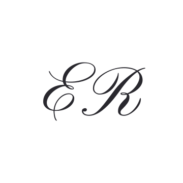 Two flowing initials with a readable overlap