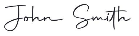 Signature font examples in Autography font