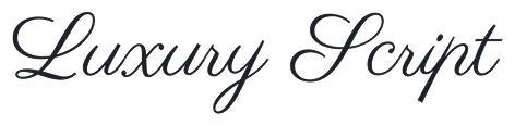 Flourish script font examples in Parisienne font