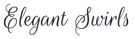 Flourish script font examples in Rouge Script font