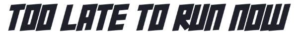 Comic captions font examples in Super Squad Italic font