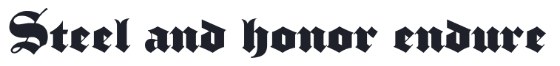 Medieval quotes font examples in Old English GothicC font