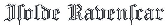Blackletter names font examples in Prinzess Gravur font