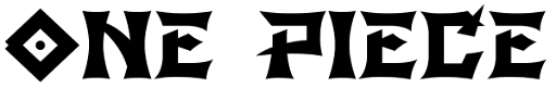 Anime titles font examples in GB Shinto font