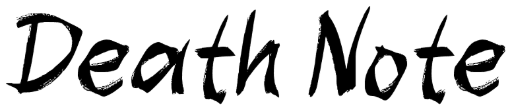 Anime titles font examples in Iichimaru font