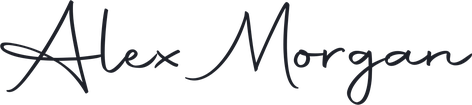 Alex Morgan handwritten signature in Autography font
