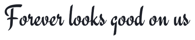 Anniversary text font examples in Engagement font