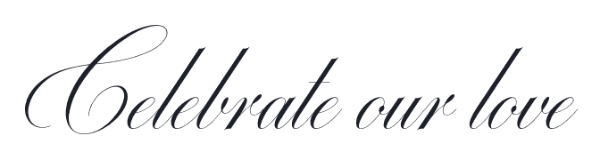 Wedding invitations font examples in Milton One Bold font